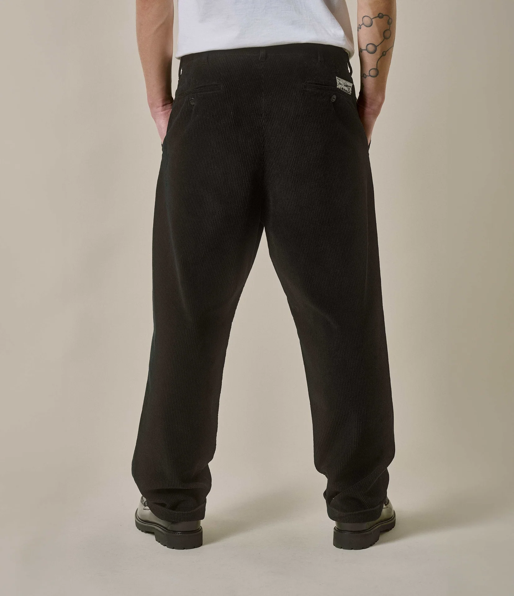 1920s Bold Cotton Corduroy Worker Chino - Image 5