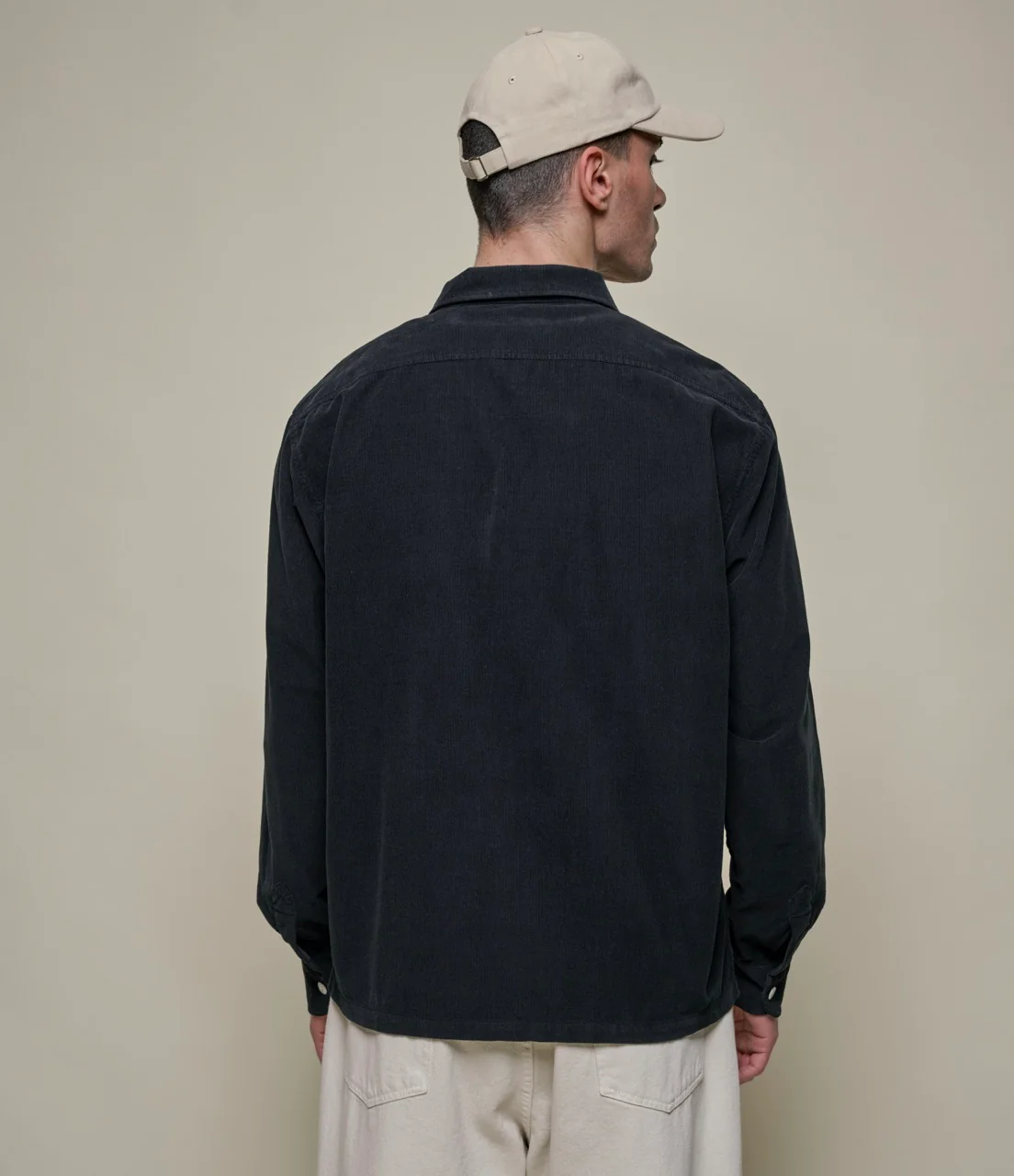 Lightweight Cotton Corduroy Long Sleeve Shirt - Image 4